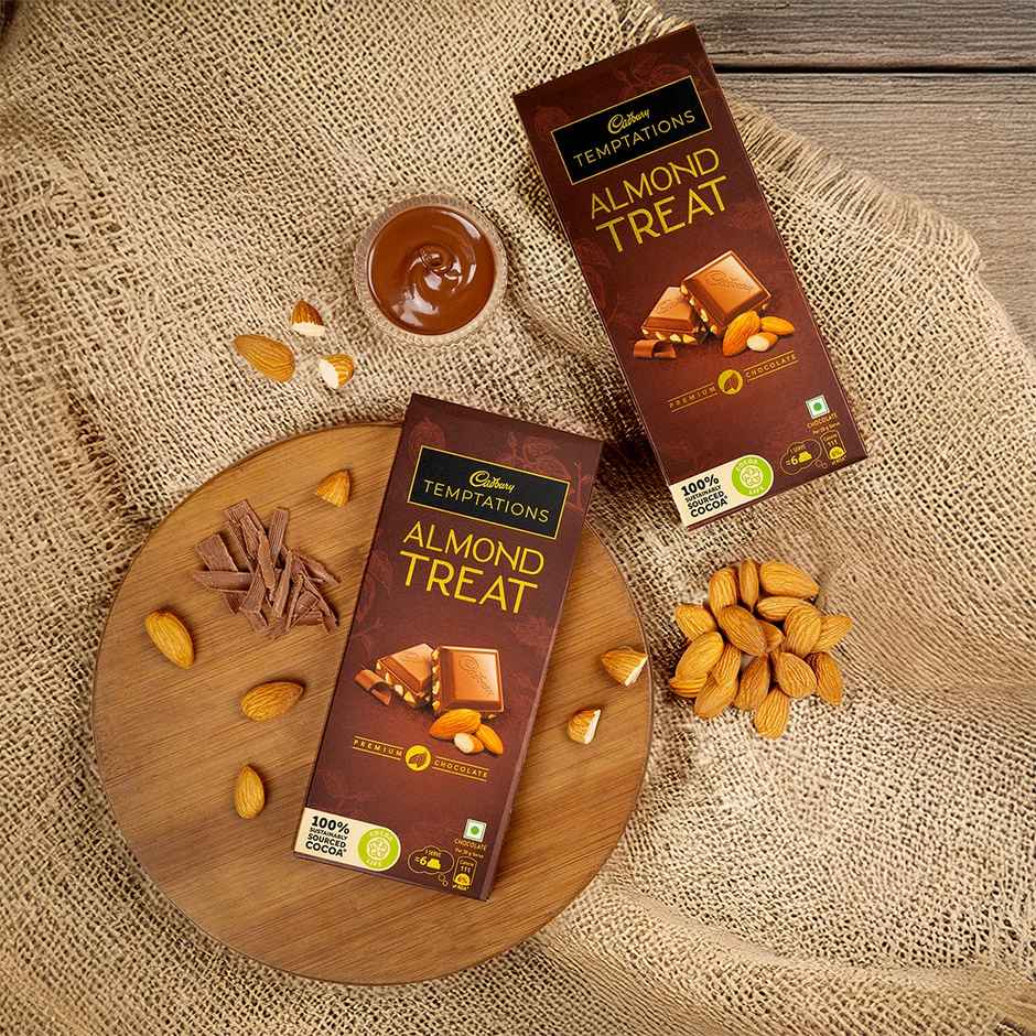 Cadbury Temptations Almond Treat Premium Chocolate Bar