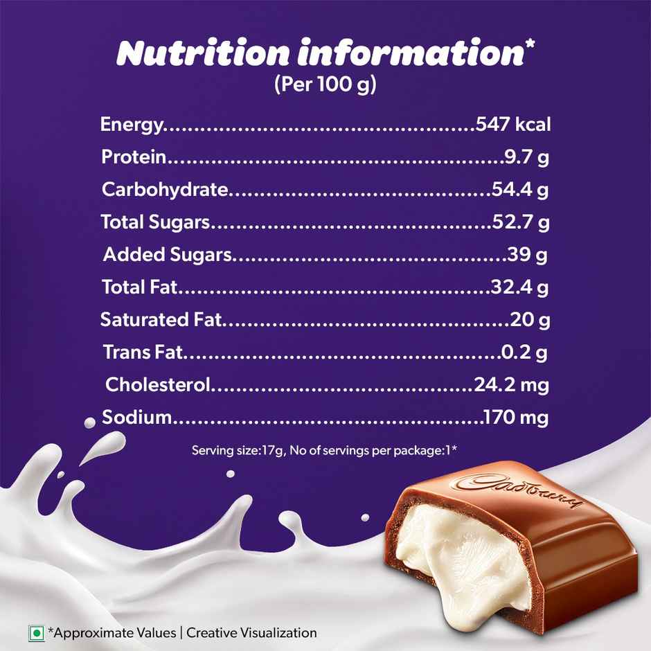 Cadbury Dairy Milk Milkinis Chocolate Bar