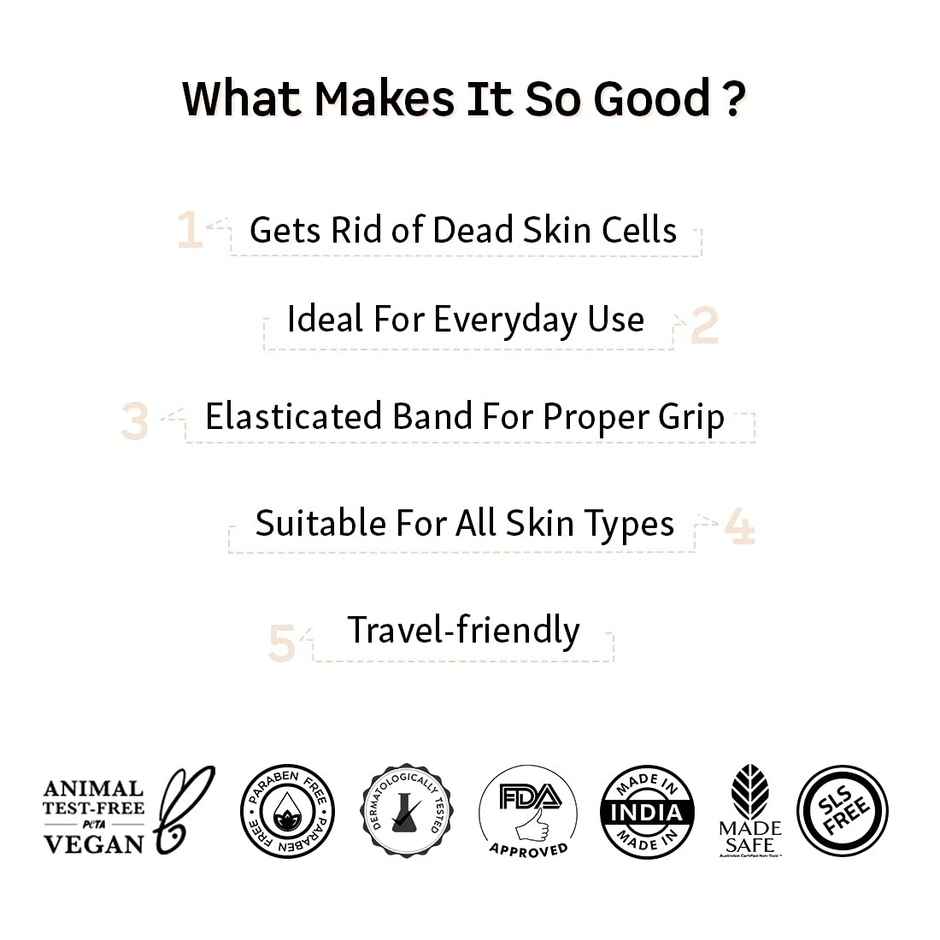 mCaffeine Exfoliating Bath Glove