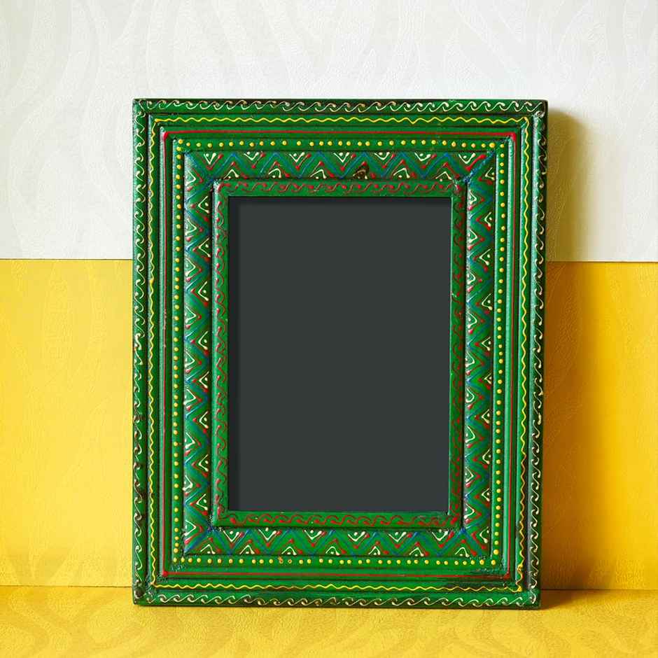 Ekhasa Handpainted Wooden Photo Frame For Wall Decoration | Aesthetic Photo Frames For Wall Decor