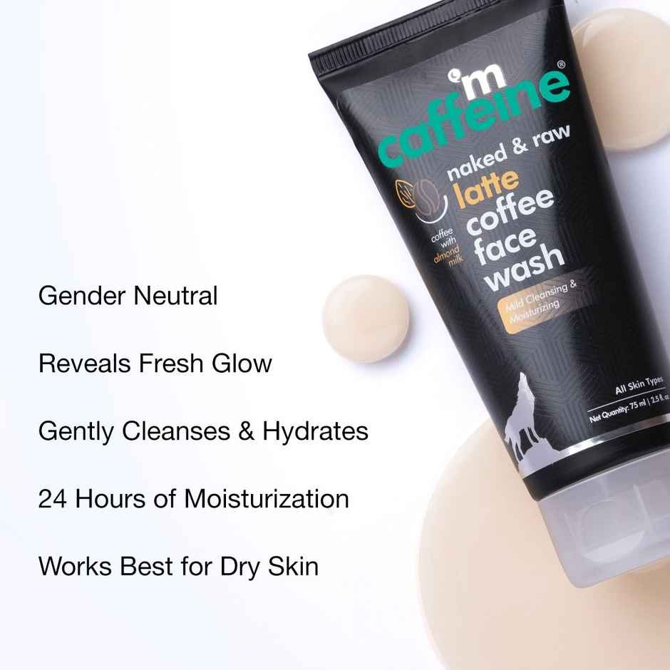 mCaffeine Coffee & Milk Face Wash with Shea Butter & Almond Milk
