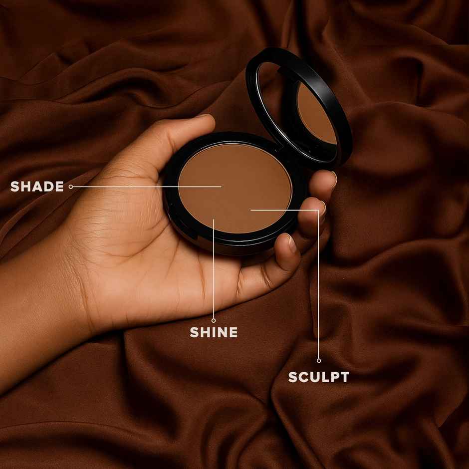Coloressence Matte Bronzer Contour Powder | Brown | Matte Finish | Oil Control | Rich Pigment