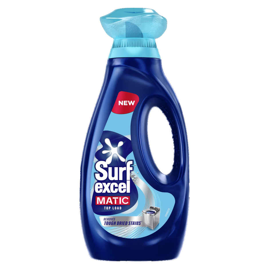 Surf Excel Matic Top Load Detergent Liquid Refill | Tough Dried Stain Removal (1L) & Surf Excel Easy Wash Detergent Powder (1kg) Combo
