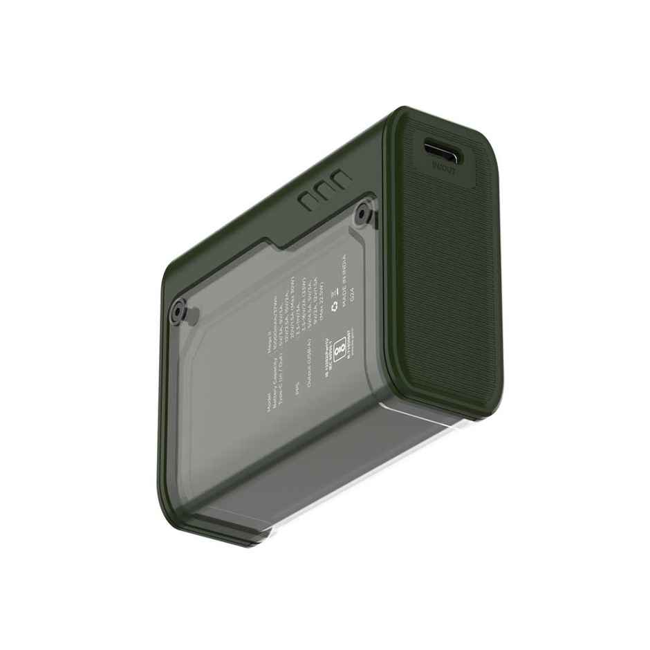Stuffcool Mega Ii 30W Mini 10000 mAh Powerbank For Super Fast Chargingpixels Iphones- Green