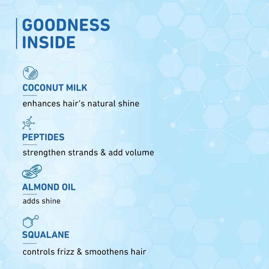 Plum Coconut Strong & Shiny Hair Travel Kit | Shampoo & Serum Travel-Friendly