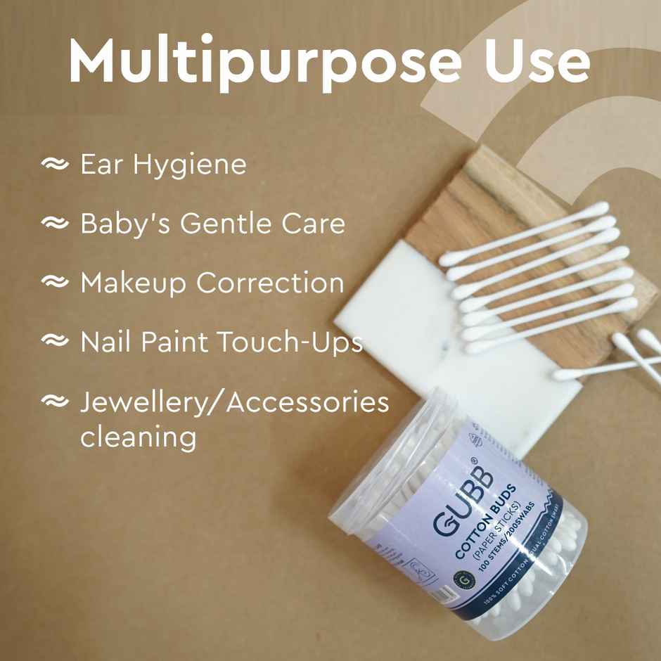 GUBB Cotton Buds In Paper Stick