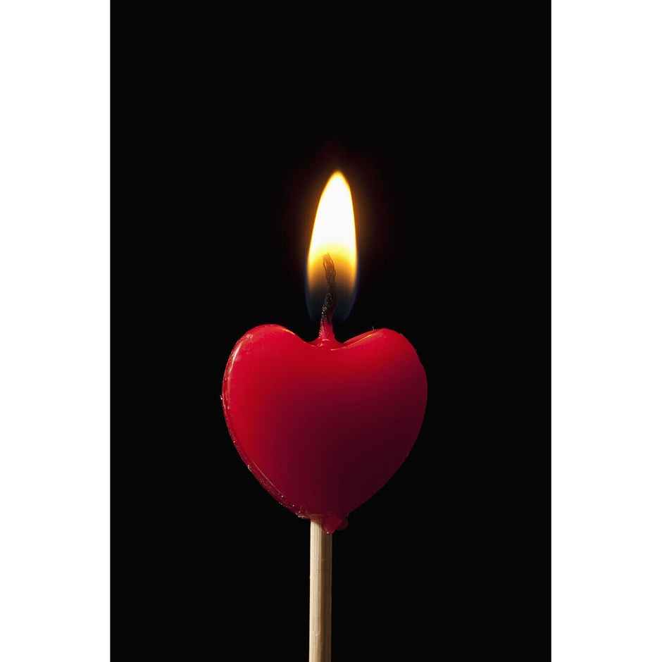 Heart Stick Candles | Assorted Colour | Se7en