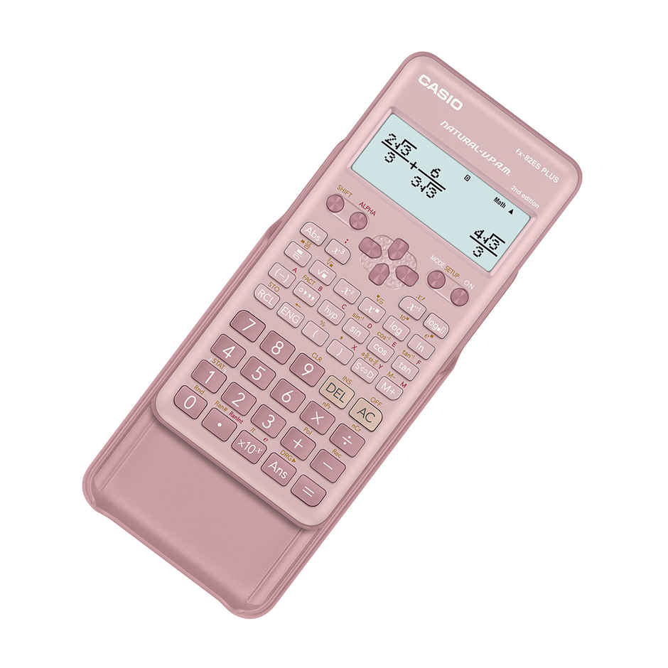 Casio FX-82ES Plus Pink 2nd Gen Non-Programmable Scientific Calculator