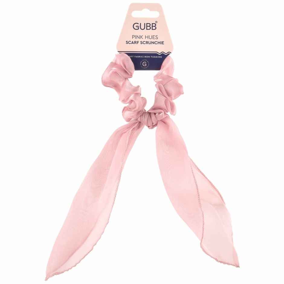 GUBB Pink Hues Scarf Scrunchie | Comfortable & Trendy