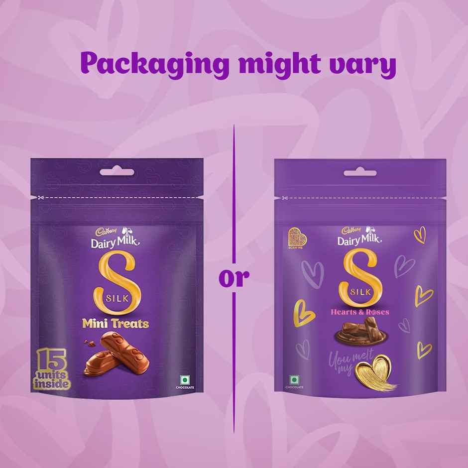 Cadbury Dairy Milk Silk Valentines Chocolate Mini Treats Gift Pack