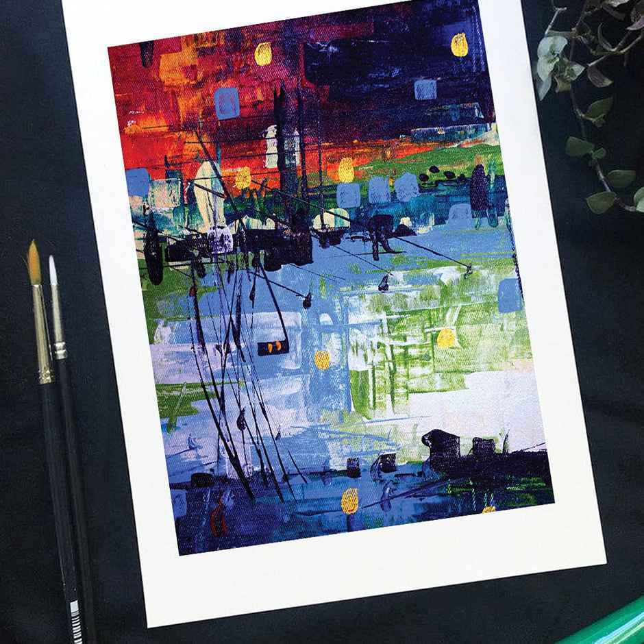 PaperPep Artists' Acrylic Paint Paper 300GSM Cold Pressed A4 Pack of 10