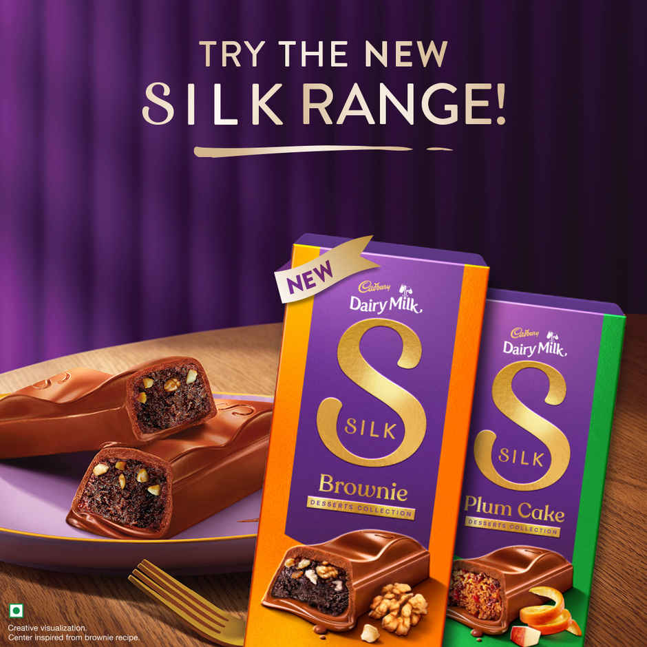 Cadbury Dairy Milk Silk Desserts Plum Cake Chocolate Bar