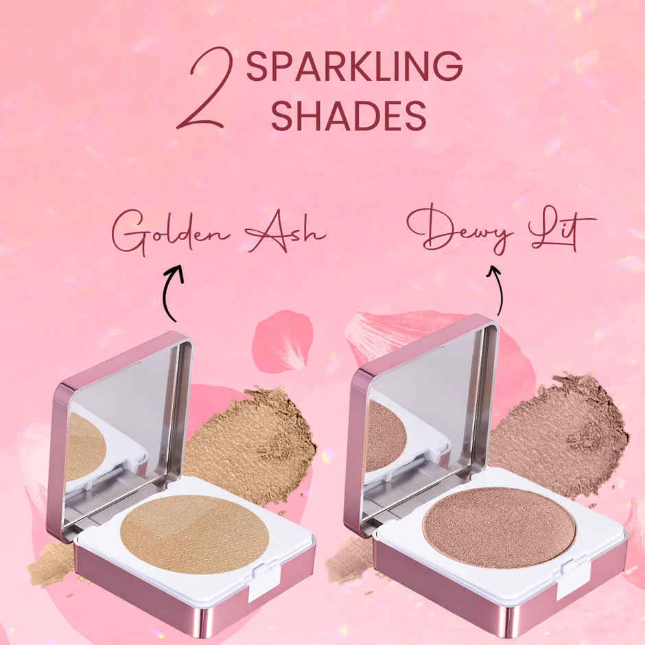 Coloressence Roseate Metallic HighlighterPressed Face Illuminator Powder | Golden Ash