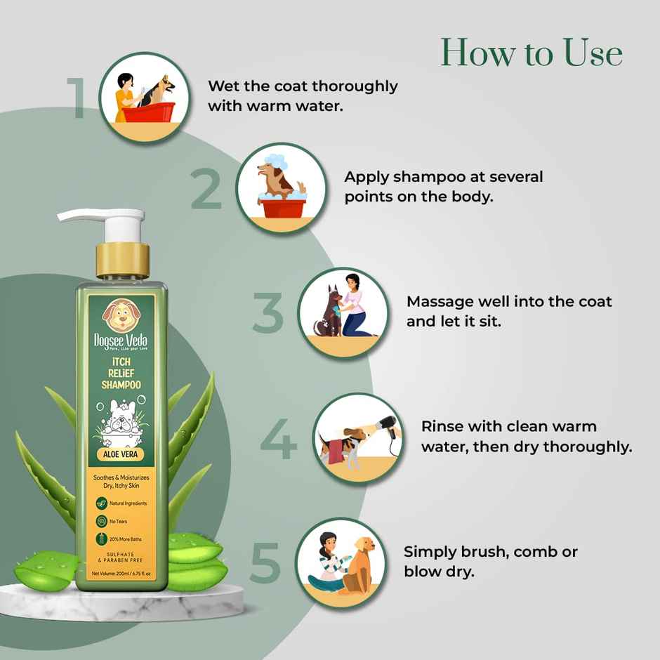 Dogsee Veda Aloe Vera Shampoo