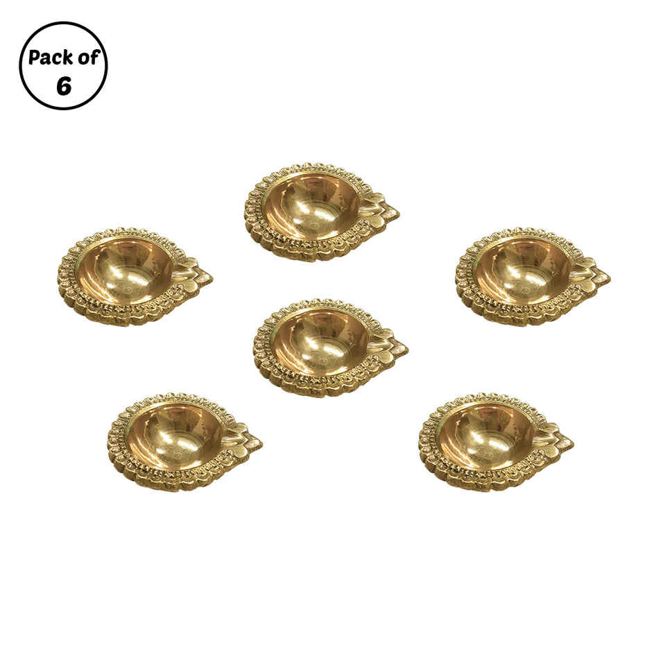 Nitya Brass Dhan Kuber Festive Diya | Gold | Kuber Diya | Shubhkart