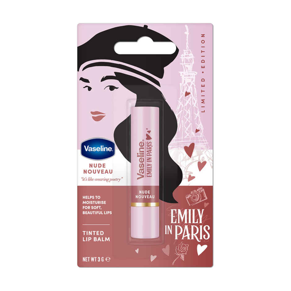 Vaseline Emily in Paris Nude Nouveau Tinted Lip Balm
