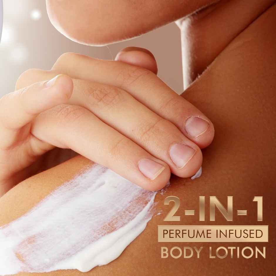 Mcaffeine Summer Breeze Perfume Body Lotion With Niacinamide - Cocoa Butter|Fresh Aquatic Fragrance (300g) & Mcaffeine By The Blues Brightening Perfume Body Lotion 5% Niacinamide- Longlasting Aquatic Scent (300ml) Combo