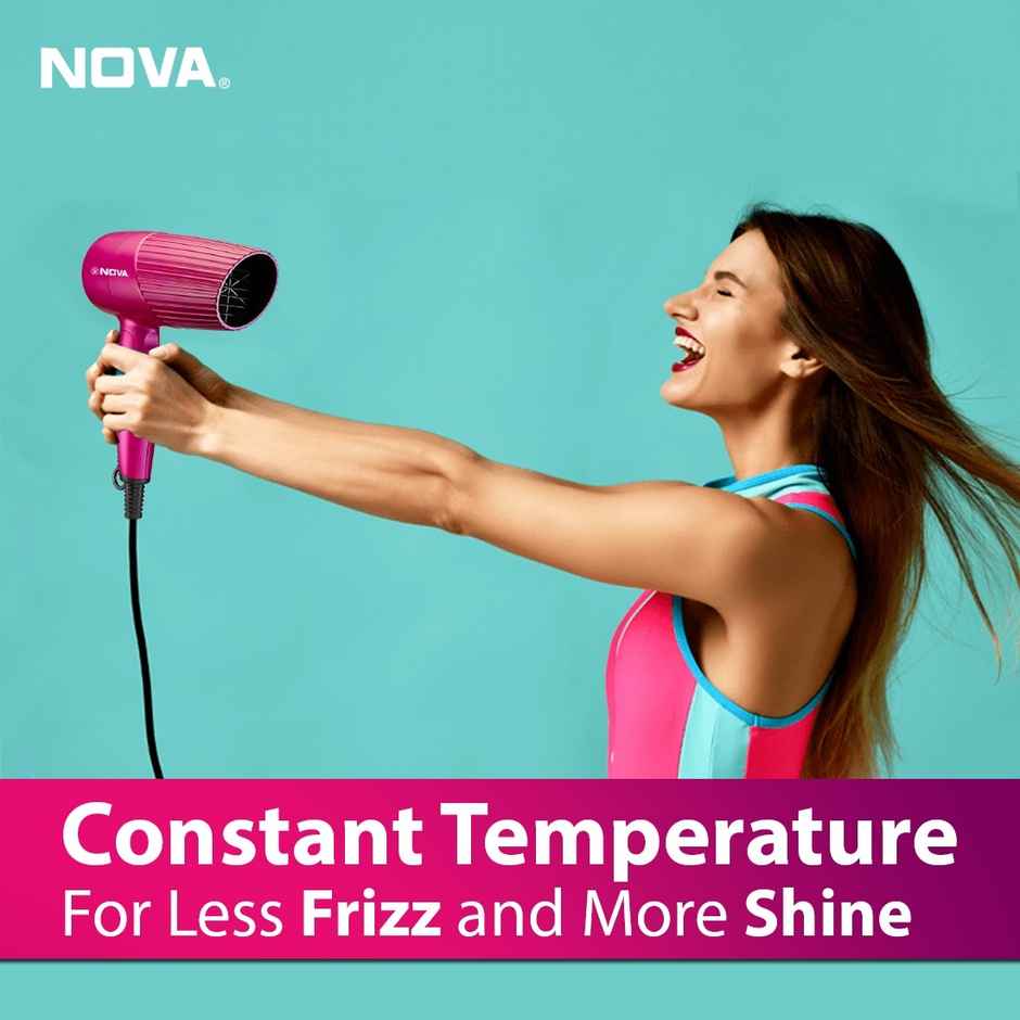 Nova Nhp 8207 Hair Dryer | 1200 W | Fuchsia