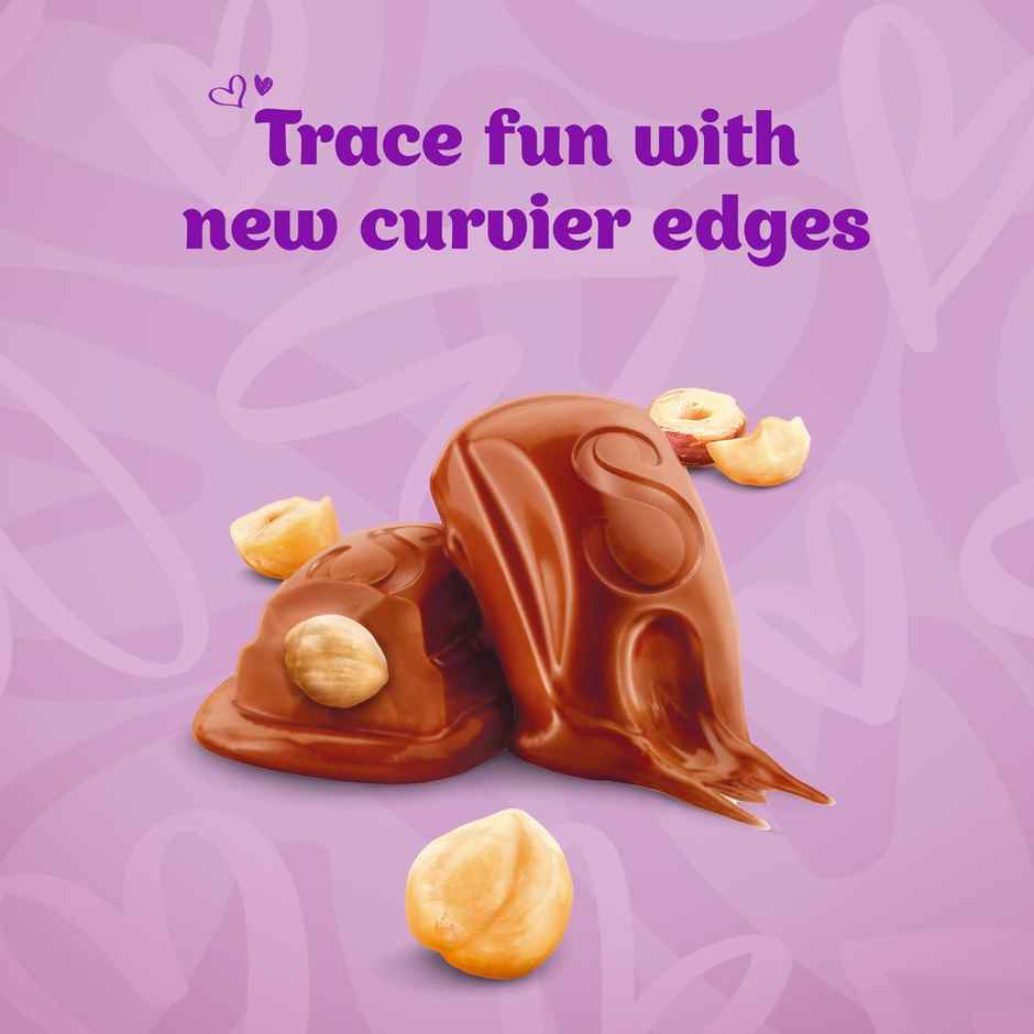 Cadbury Dairy Milk Silk Hazelnut Chocolate Bar Valentine's Gift Pack