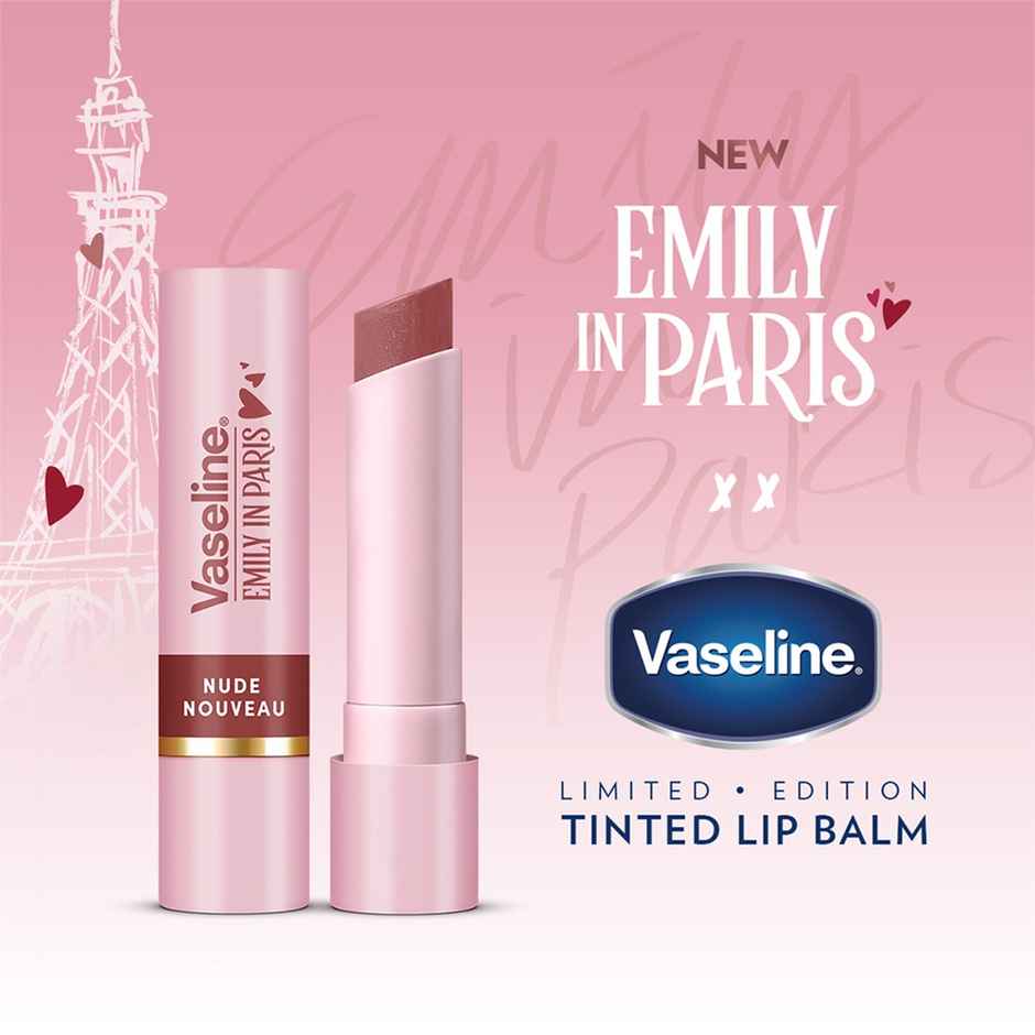 Vaseline Emily in Paris Nude Nouveau Tinted Lip Balm