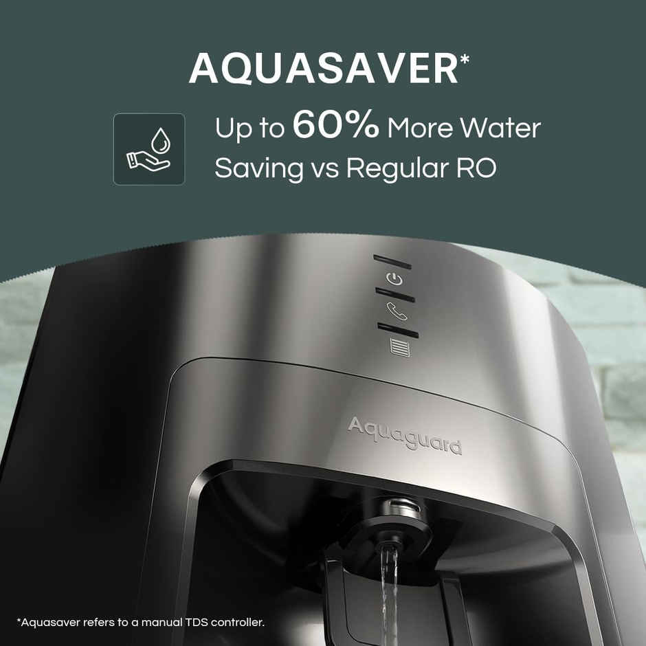 Aquaguard Delight Nxt Aquasaver 9-Stage Water Purifier | Upto 60% Water Savings | Ro+Uv+Uf+Mc Tech