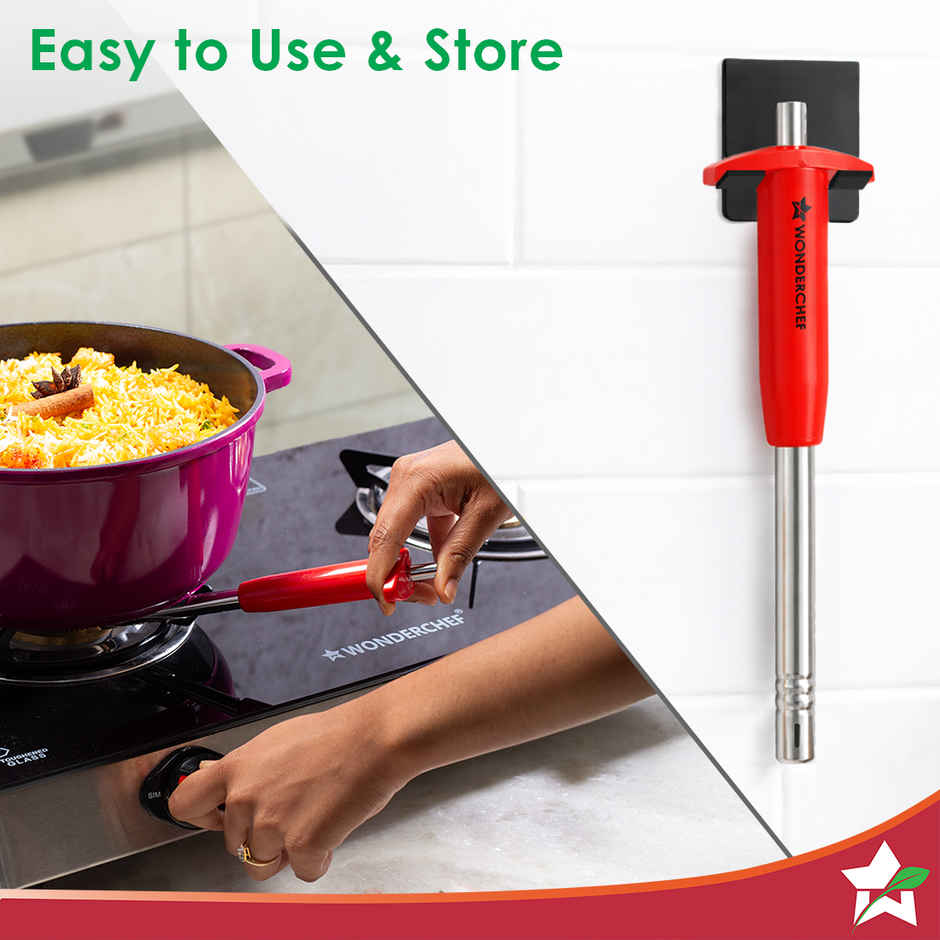 Wonderchef Stainless Steel Gas Stove Lighter
