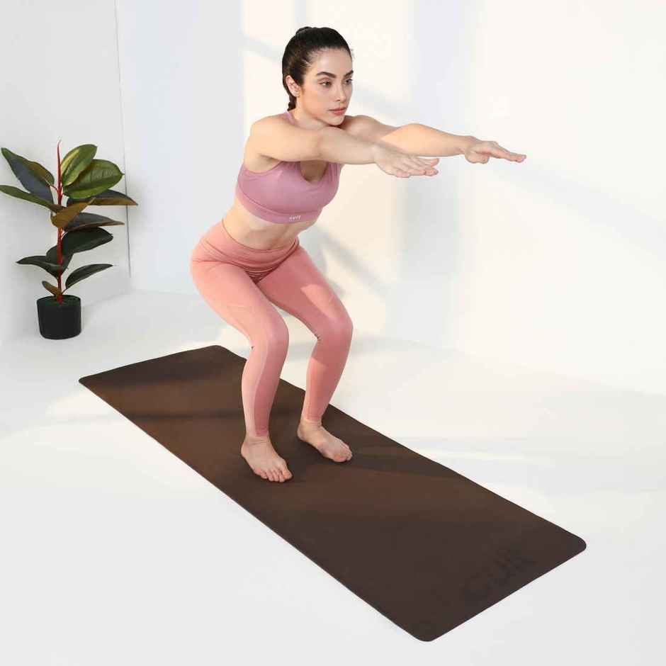 Cultfit EVA Yoga Mat | WS | Brown - 4 mm