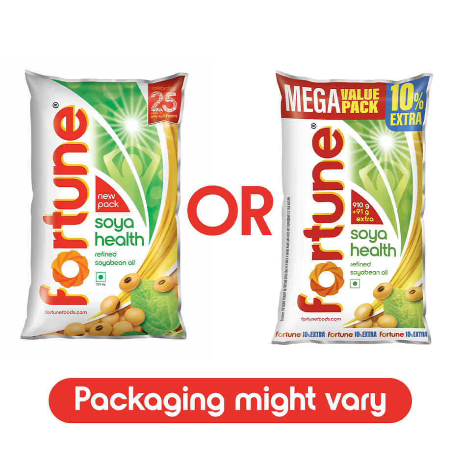 Fortune Soya Health Refined Soyabean Oil Combo