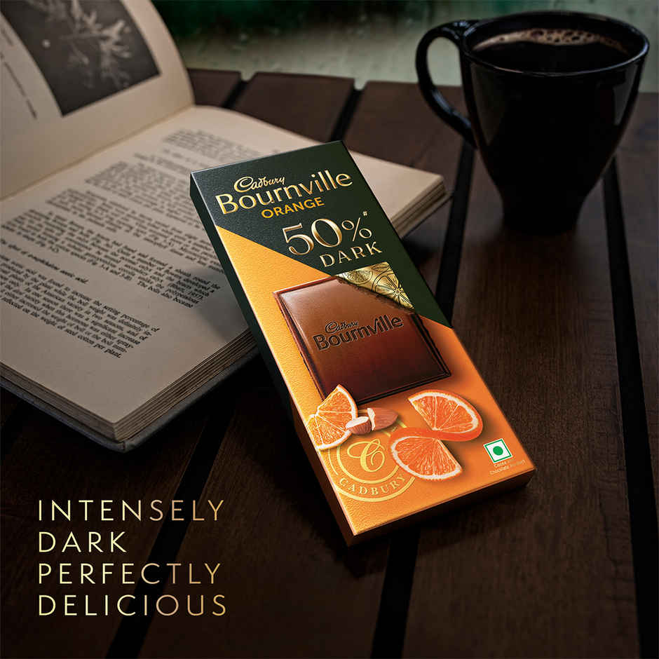 Cadbury Bournville Orange 50% Dark Chocolate Bar