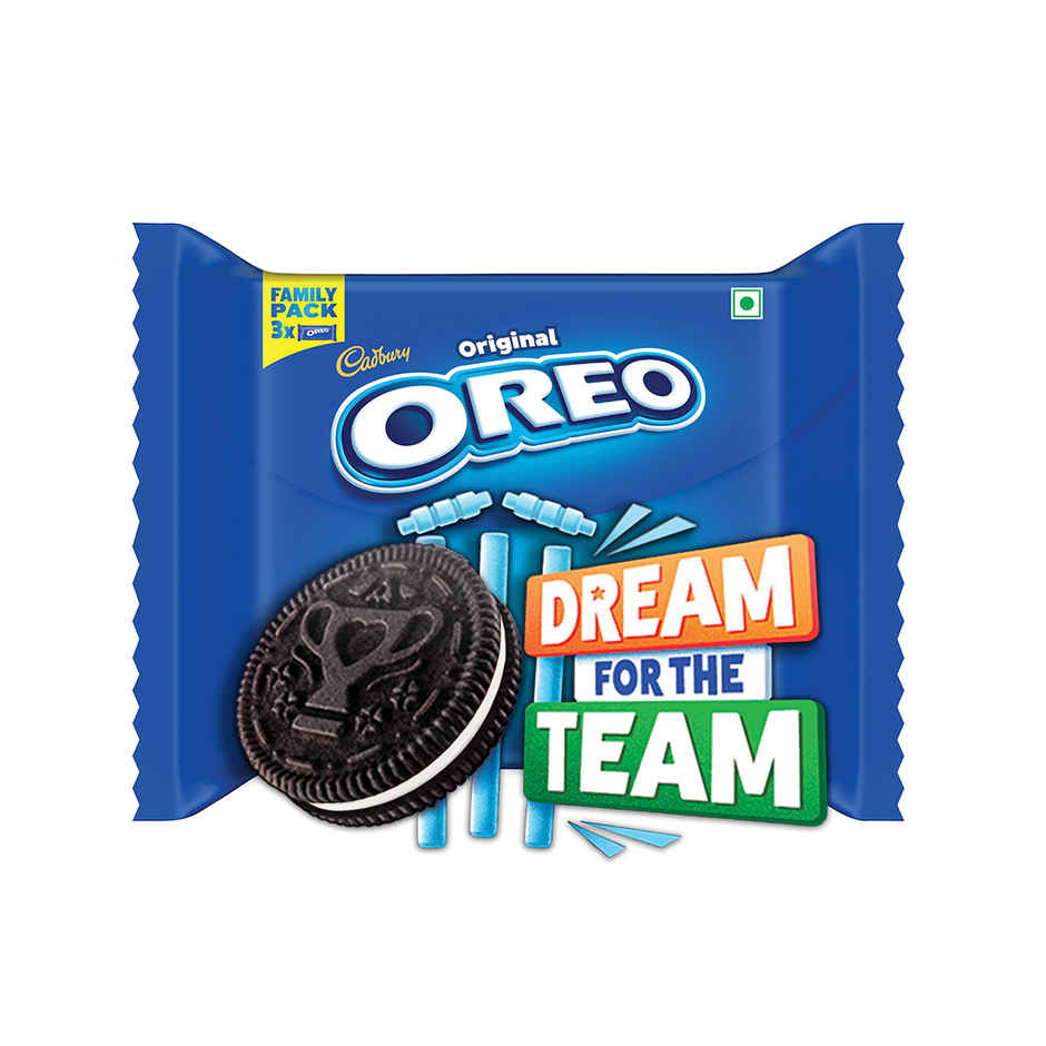 Cadbury Oreo Vanilla Flavour Creme Sandwich Biscuit Family Pack