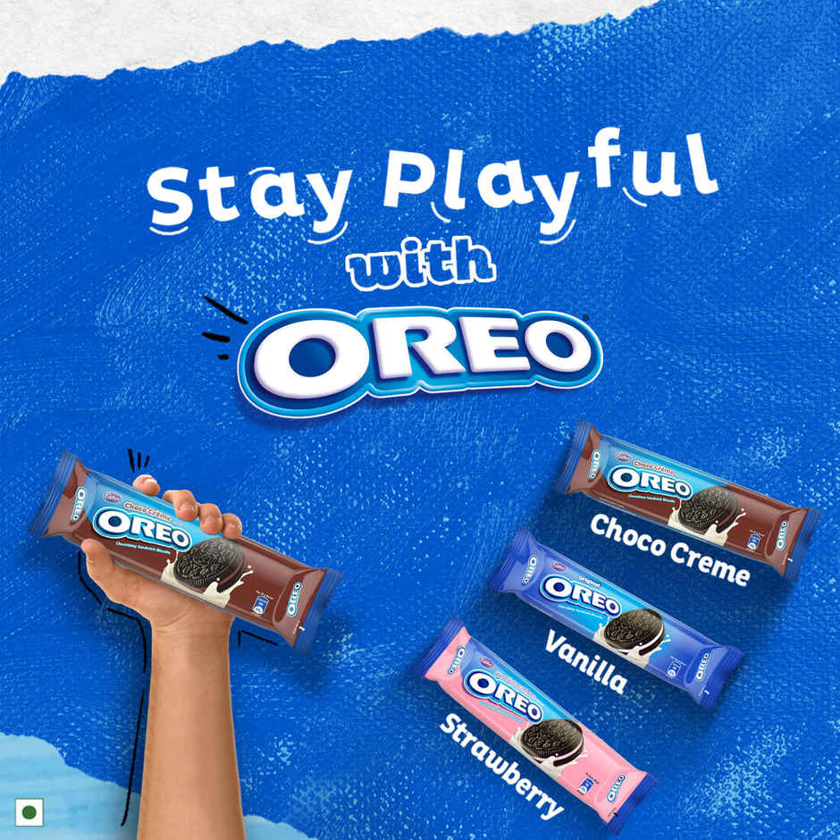 Cadbury Oreo Chocolate Flavour Creme Sandwich Biscuit