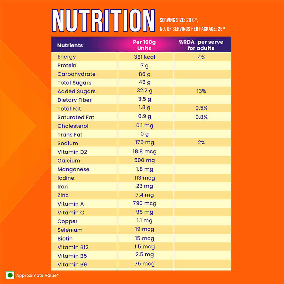 Bournvita Chocolate Nutrition Drink Jar