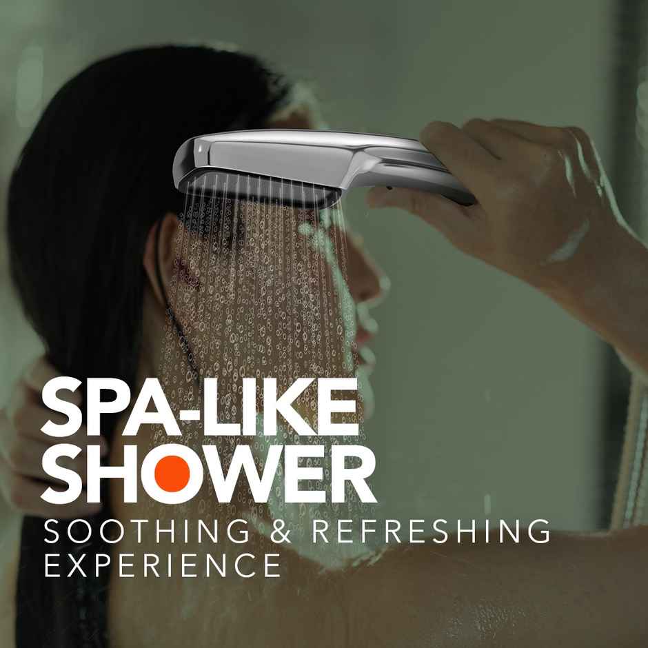 Lorazzo Luxe Hand Shower Set with 1.5 Meter Hose Pipe | SS 304) and Wall Hook