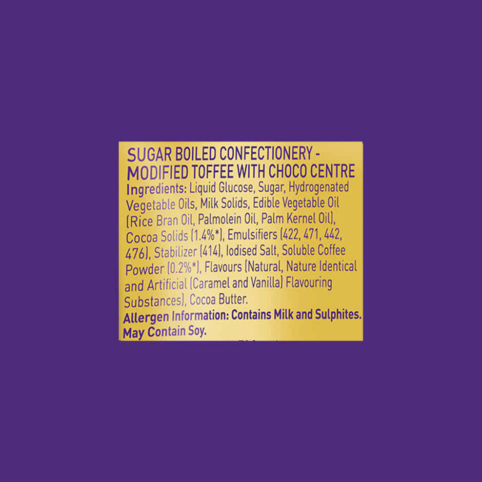 Cadbury Choclairs Gold Coffee Candy Pack | 100 Candies