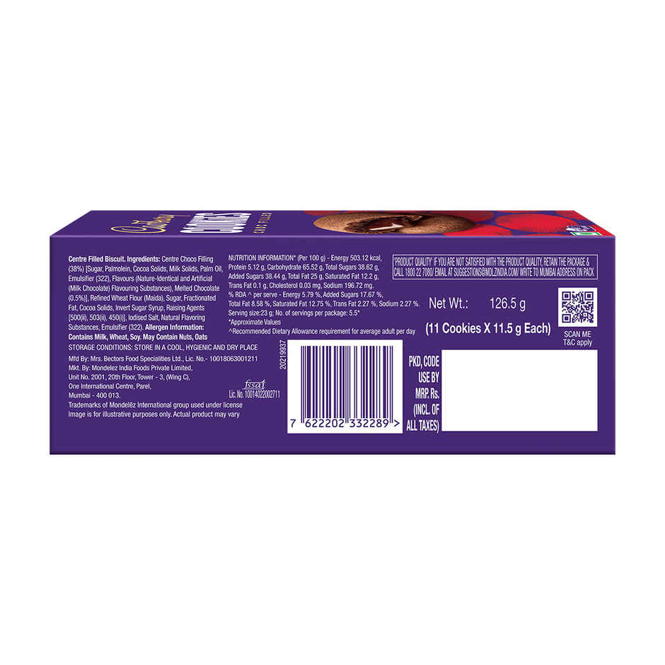 Cadbury Choc Filled Cookies Minion Pack