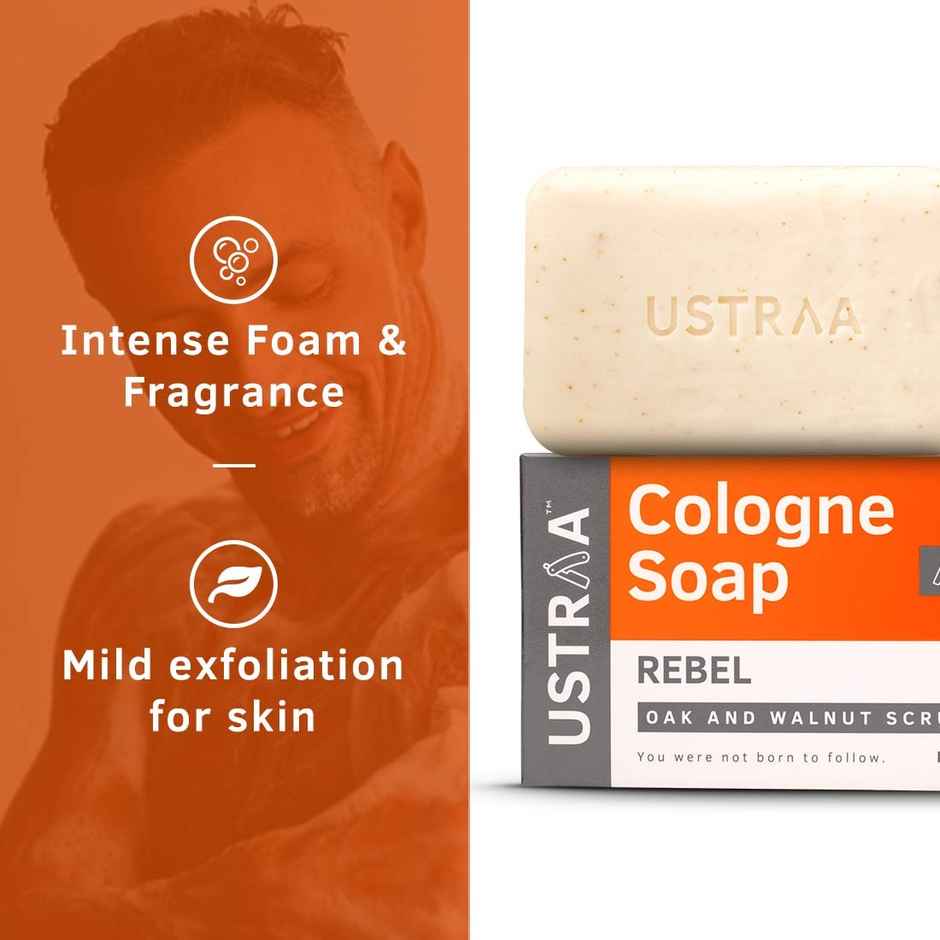 USTRAA Rebel - Cologne Soap with Oak & Walnut
