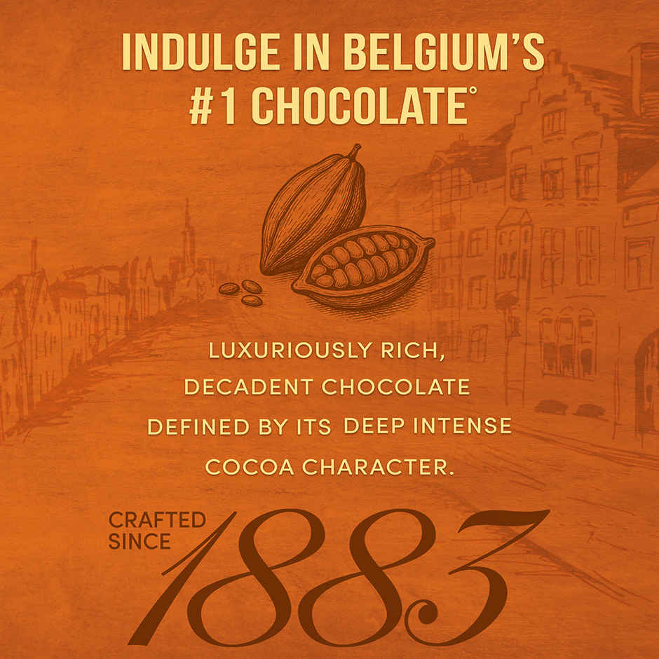 COTE D'OR Whole Hazelnuts Dark Premium Belgian Chocolate Bar