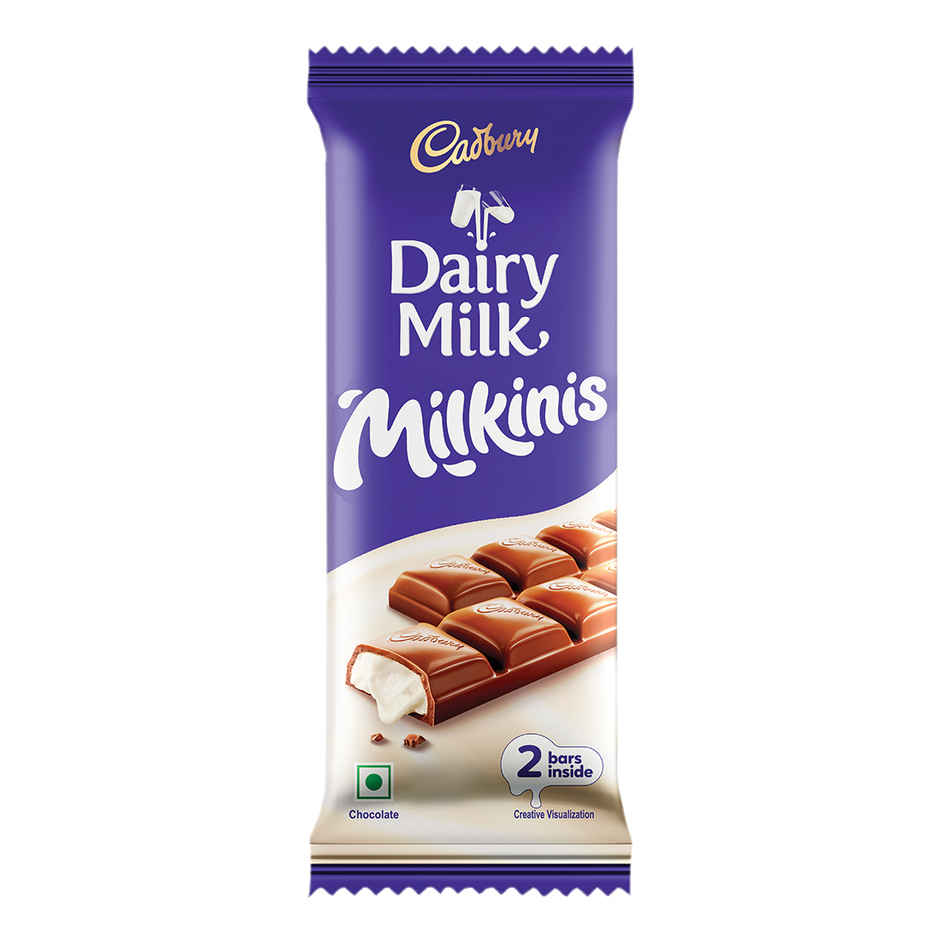 Cadbury Dairy Milk Milkinis Duo Pack Chocolate Bar Combo