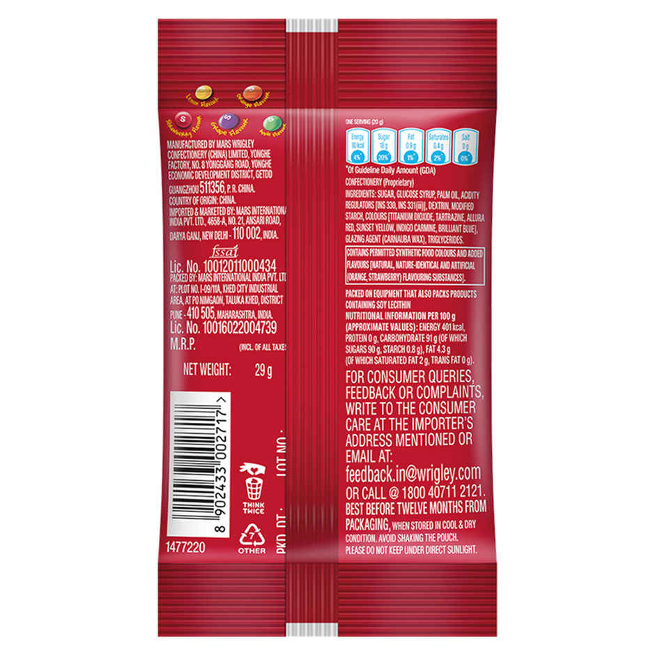 Skittles Original Fruit Flavoured Candy Pouch Combo