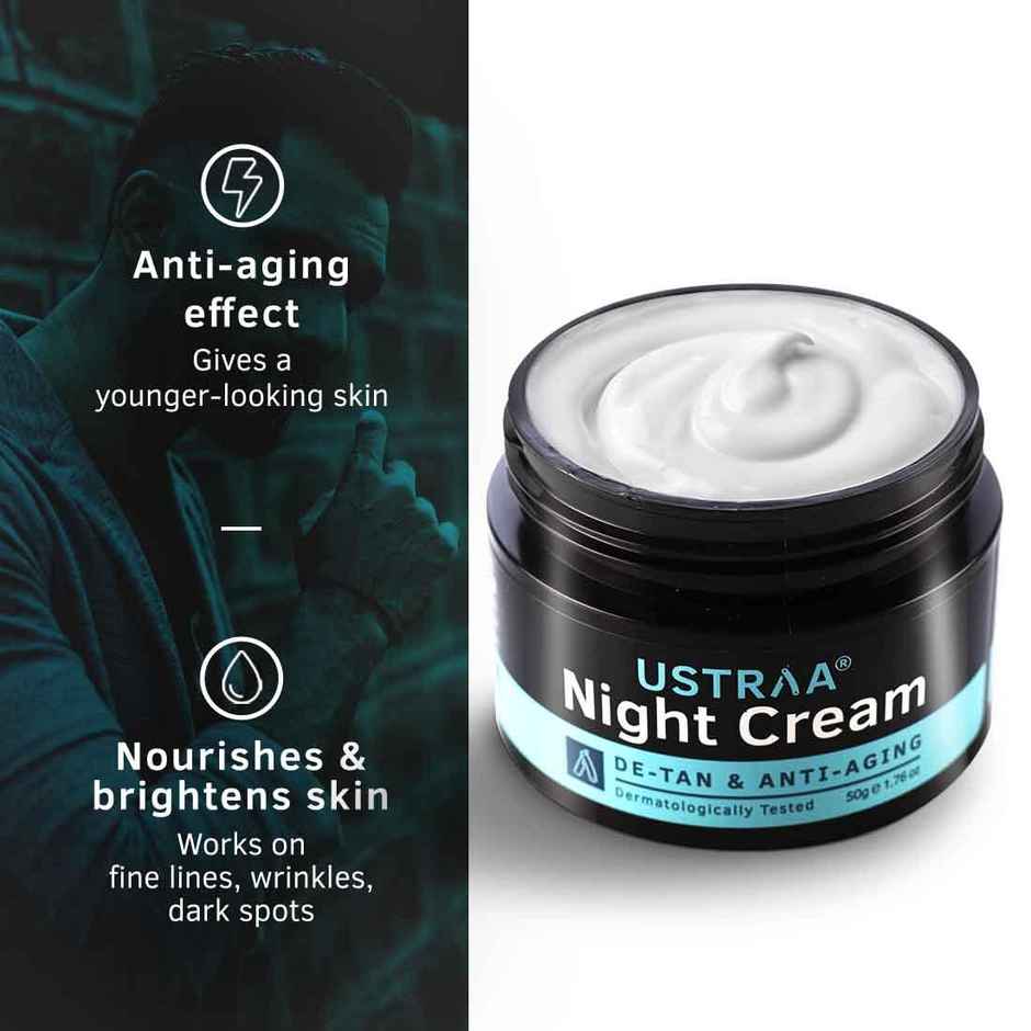 Ustraa Night Cream - De-Tan And Anti-Aging