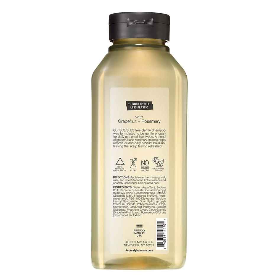 Anomaly Gentle Shampoo For All Hair Types With Rosemary & Grapefruit