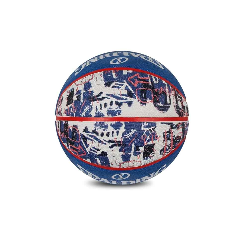 Spalding Graffiti Rubber Basketball | Blue-Red