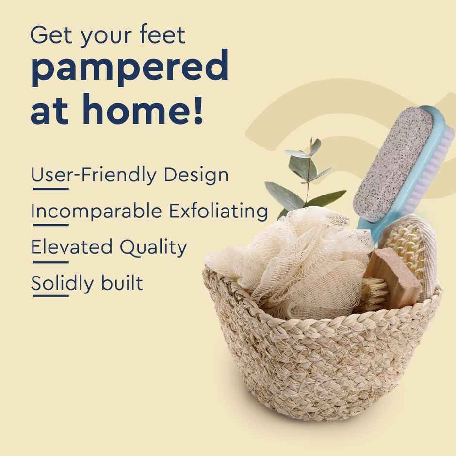 GUBB 2 In 1 Foot Brush With Pumice Stone