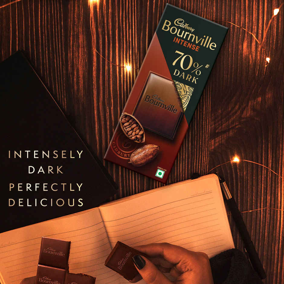 Cadbury Bournville Rich Cocoa 70% Dark Chocolate Bar Combo