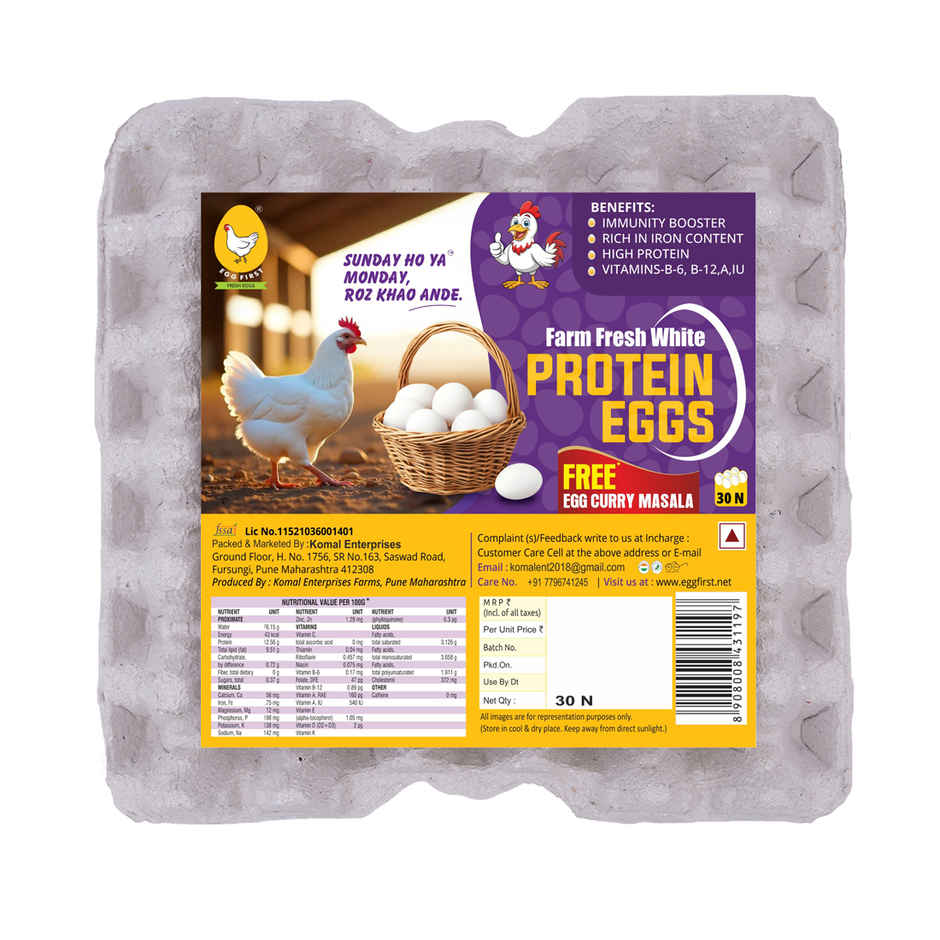 Egg First Farm Fresh Protein Eggs