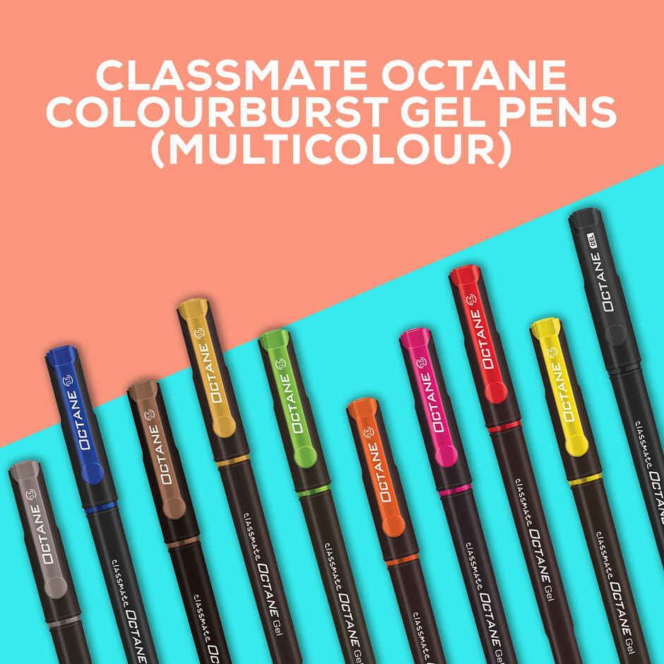 Classmate Octane Colour Burst Gel Pen | Multi colour