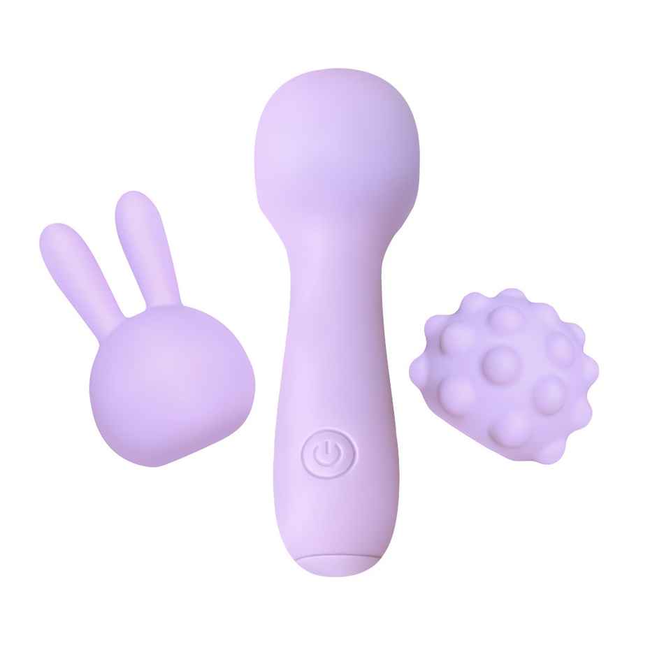 Calmras Bff Intimate Massager With 2 Detachable Heads