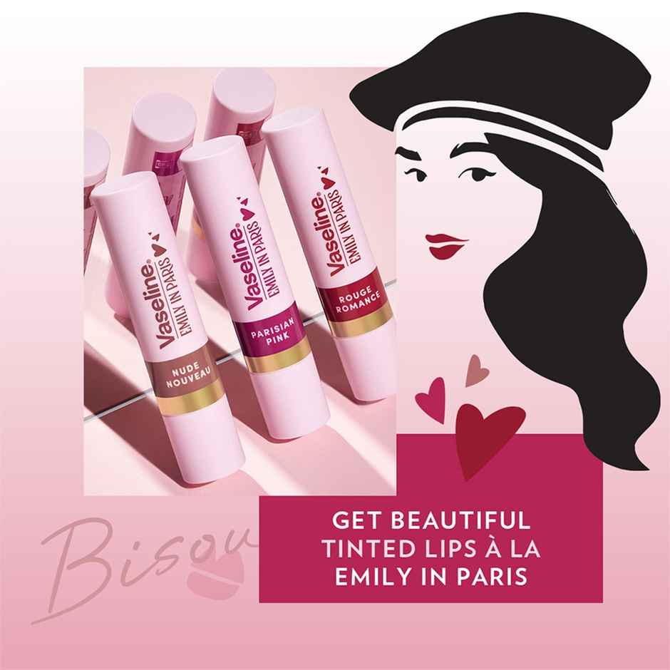 Vaseline Emily in Paris Parisian Pink Tinted Lip Balm
