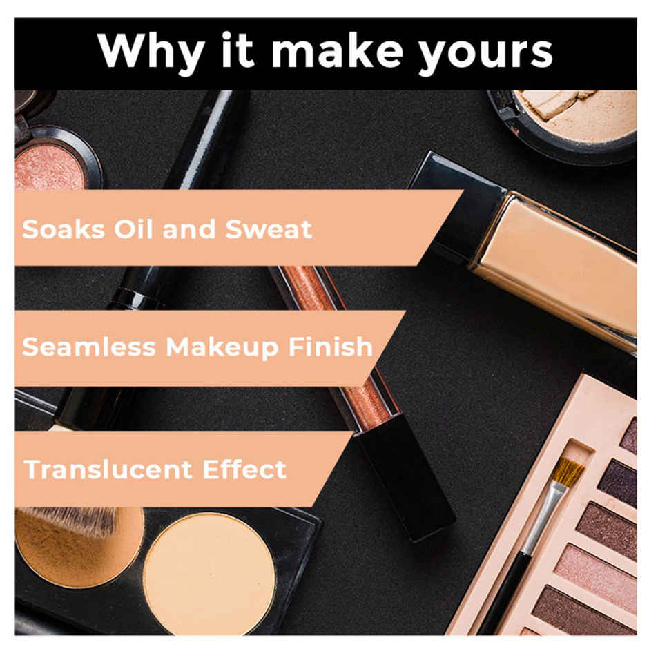 Mattlook Banana Luxury Loose Powder | Translucent Finish | Face Compact Powder | LongLasting 3Natural