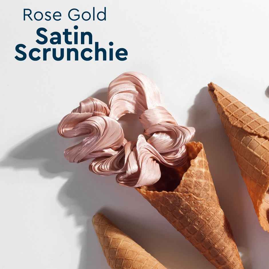 Gubb Satin Scrunchie Rose Gold